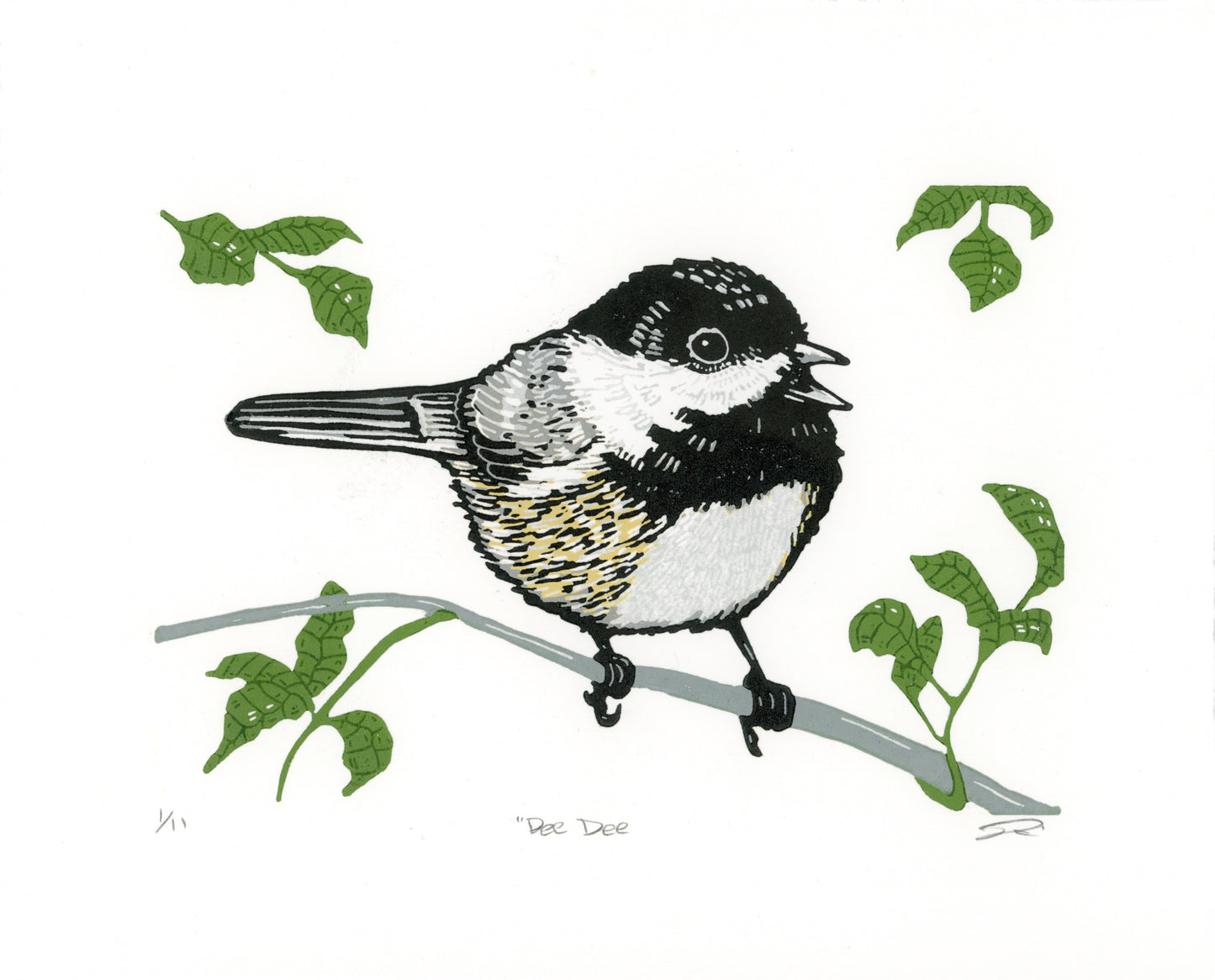 DEE DEE machine printed card