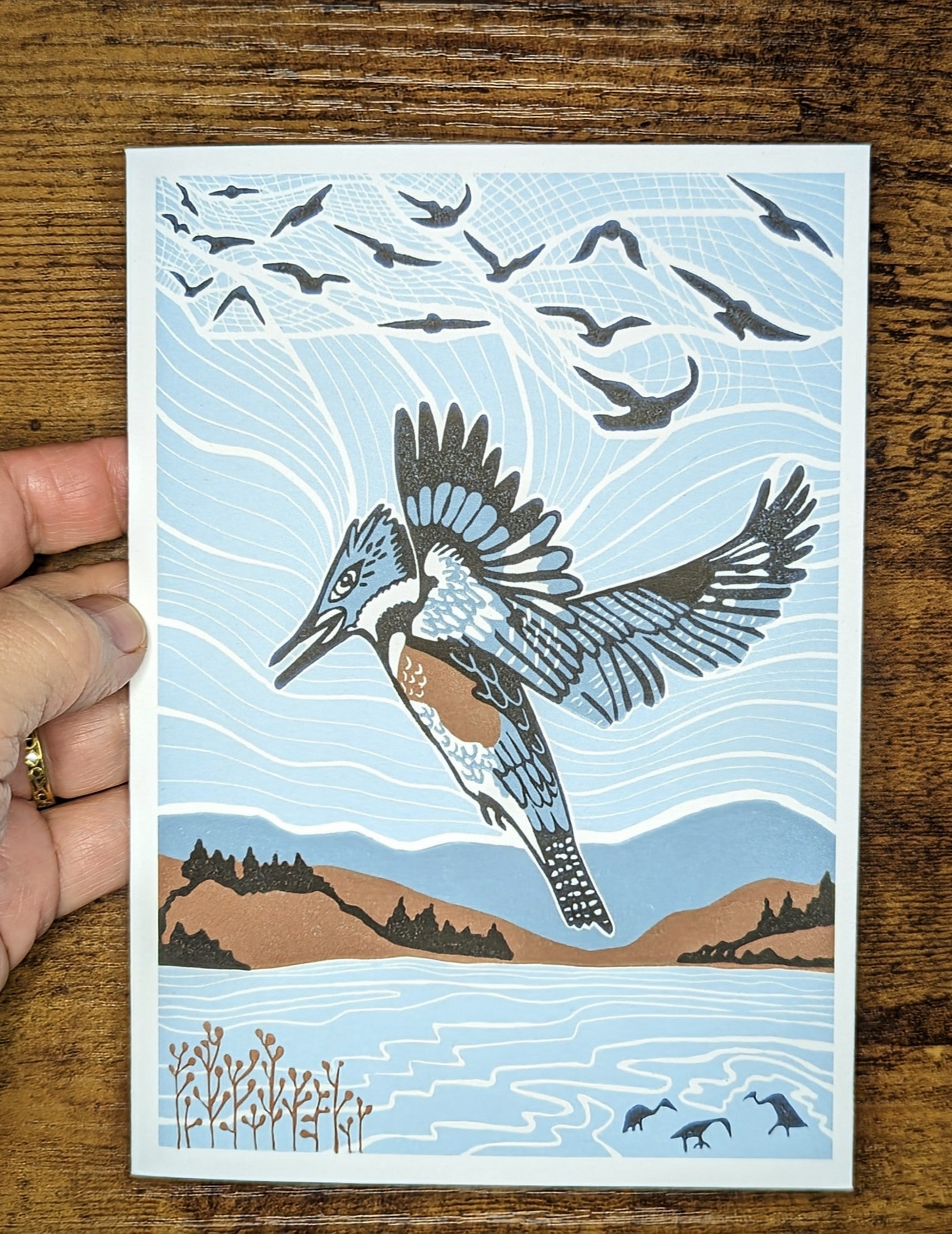 Kingfisher card