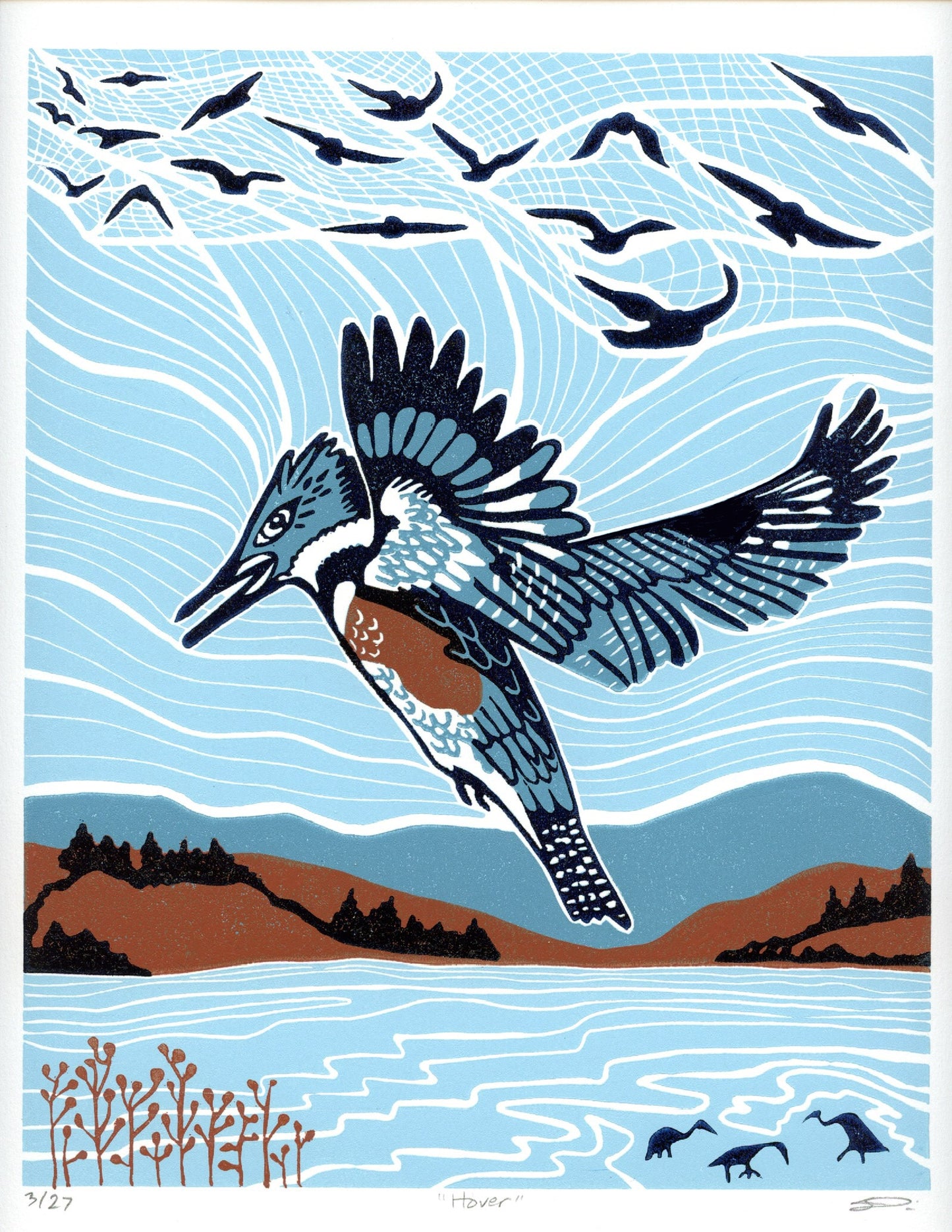 Kingfisher art print