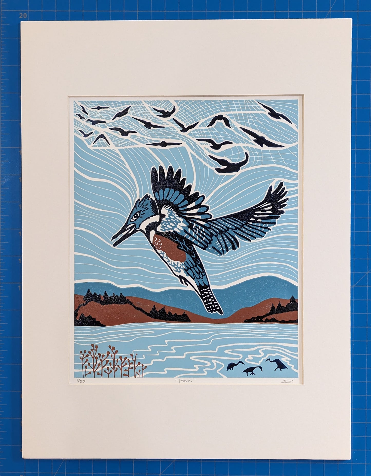 HOVER limited edition handmade print