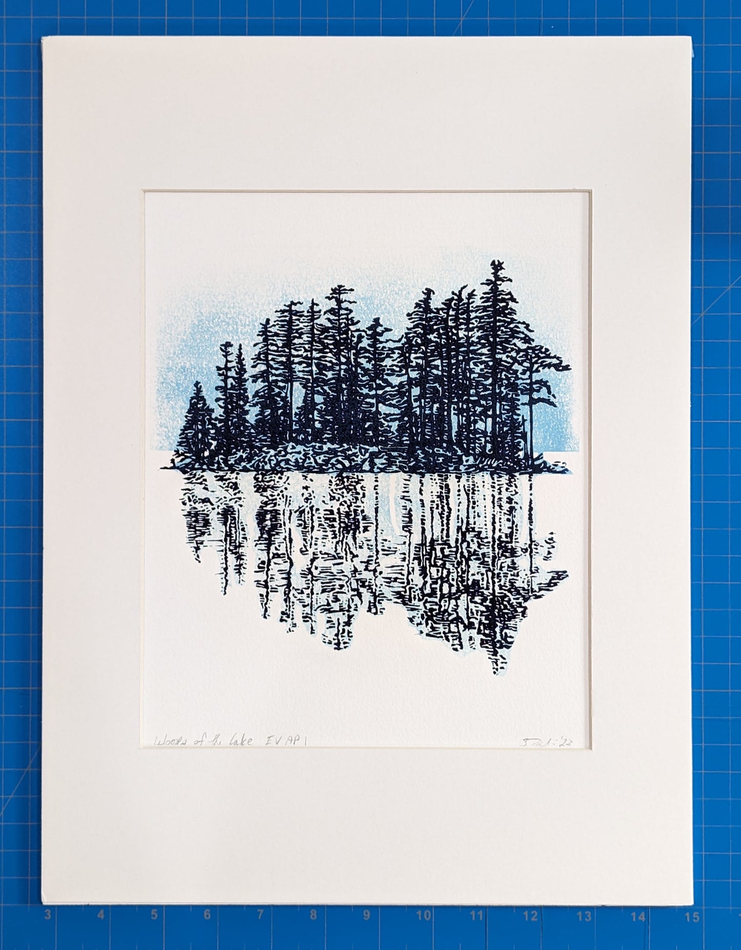 WOODS OF THE LAKE limited edition handmade print