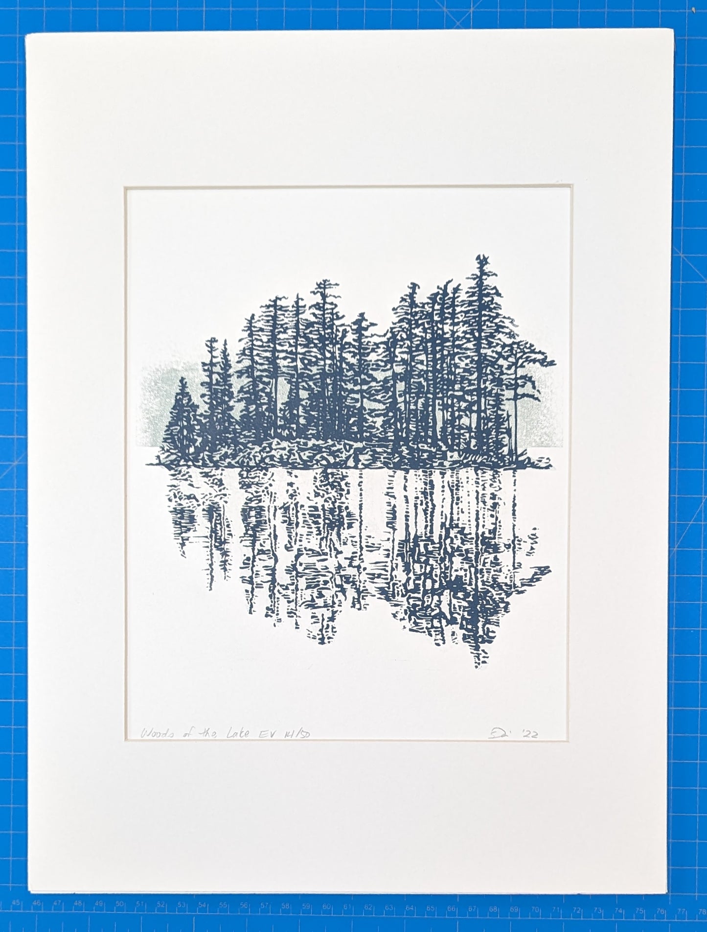 WOODS OF THE LAKE limited edition handmade print