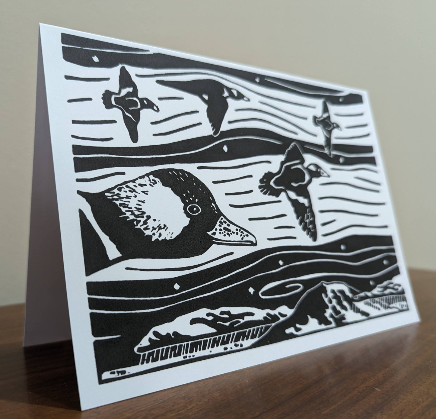 NIGHT FLIGHT machine printed card