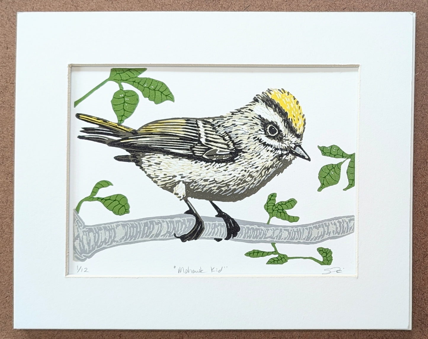 MOHAWK KID limited edition handmade print