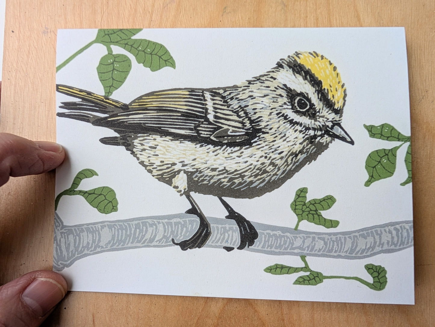 MOHAWK KID machine printed card