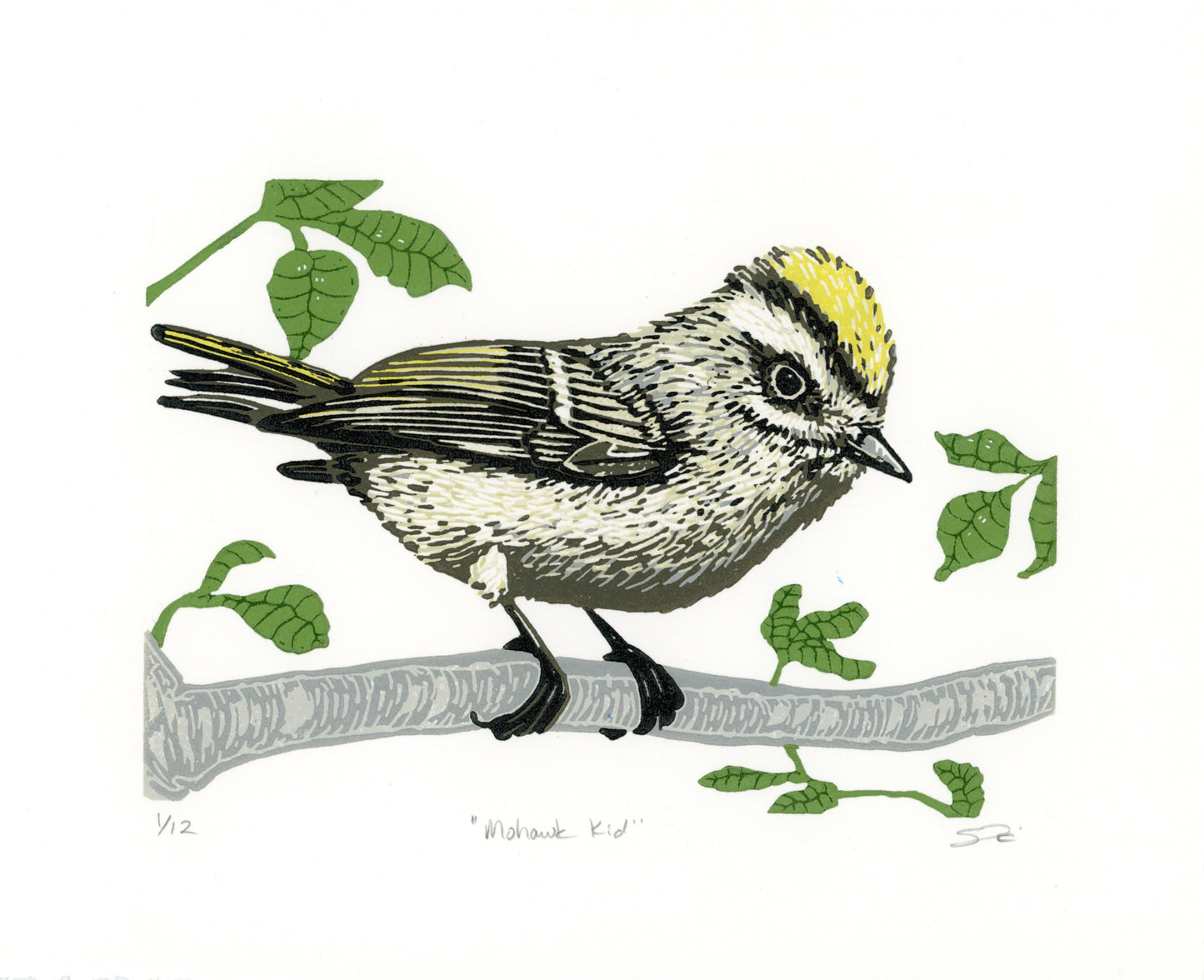 MOHAWK KID machine printed card